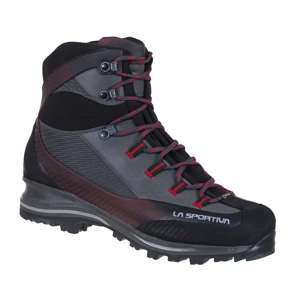 La Sportiva TRANGO TRK LEATHER GTX - Chaussures randonné Homme carbon/chili