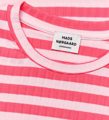 Mads Nørgaard Bluse - Rib - Talika - Knockout Pink/Blushing Brid