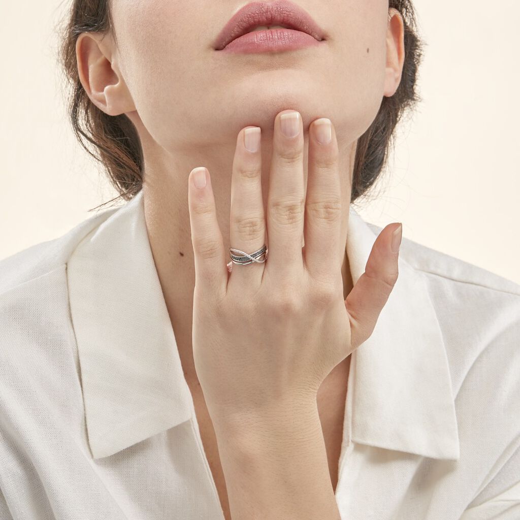 Bague Emilie Or Blanc Diamant
