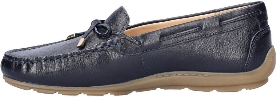 Ara Alabama leren mocassins donkerblauw