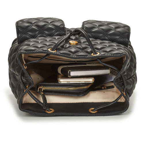 Guess - GIULLY FLAP BACKPACK Negro