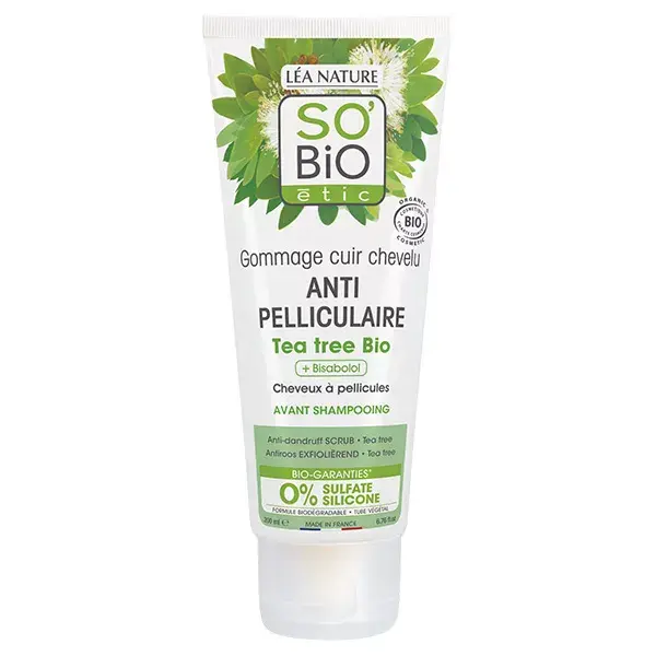 Esfoliante Capilar Anticaspa Orgânico So'Bio Étic 200ml