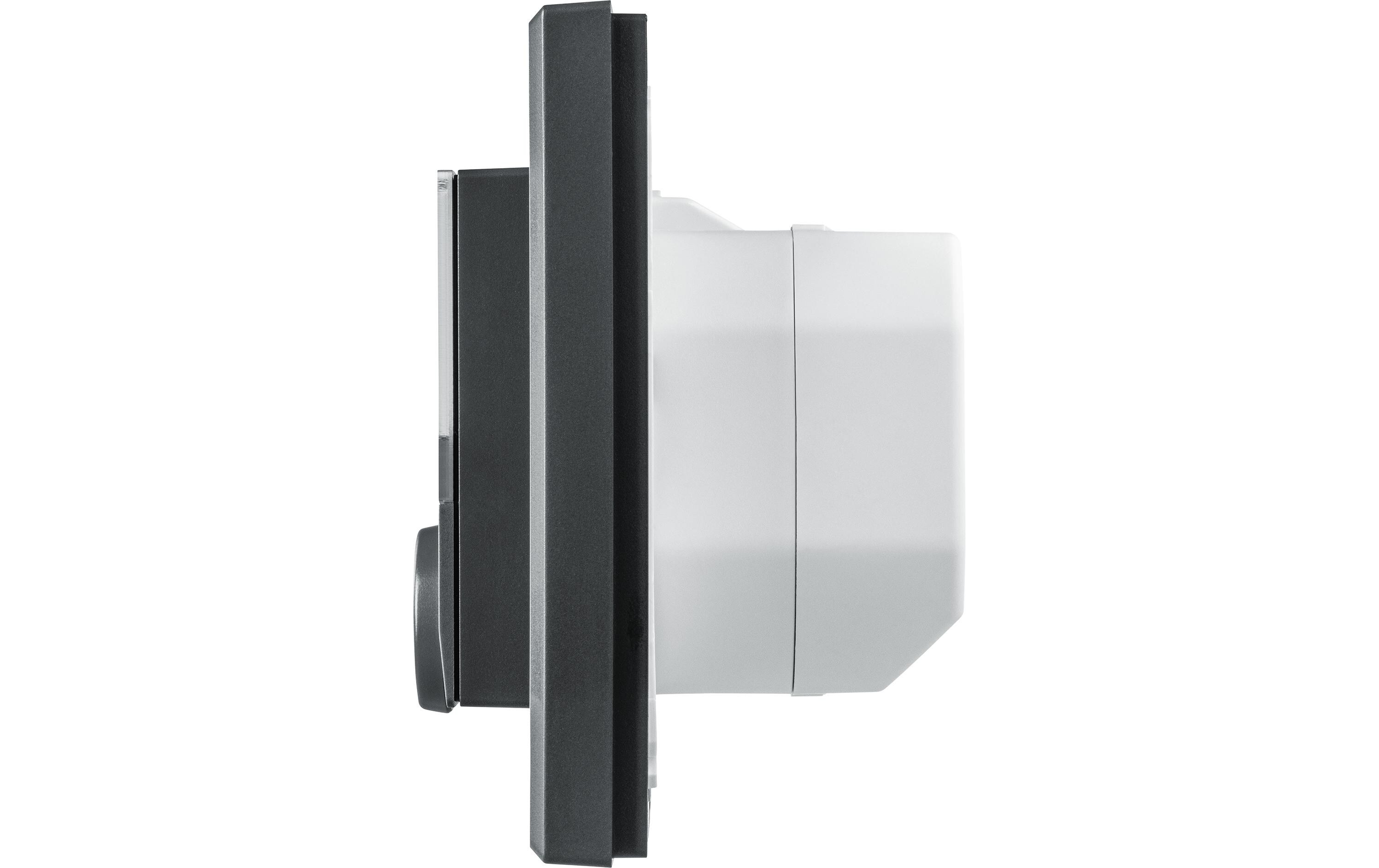 Funk-Thermostataktor Anthrazit, 230 VWandthermostat mit Schaltausgang für Markenschalter HmIP-BWTH, HmIP-BWTH-A