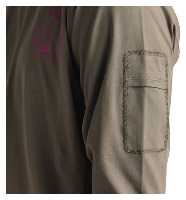 T-shirt Manches Longues Troy Lee Designs Ruckus Ride Vert