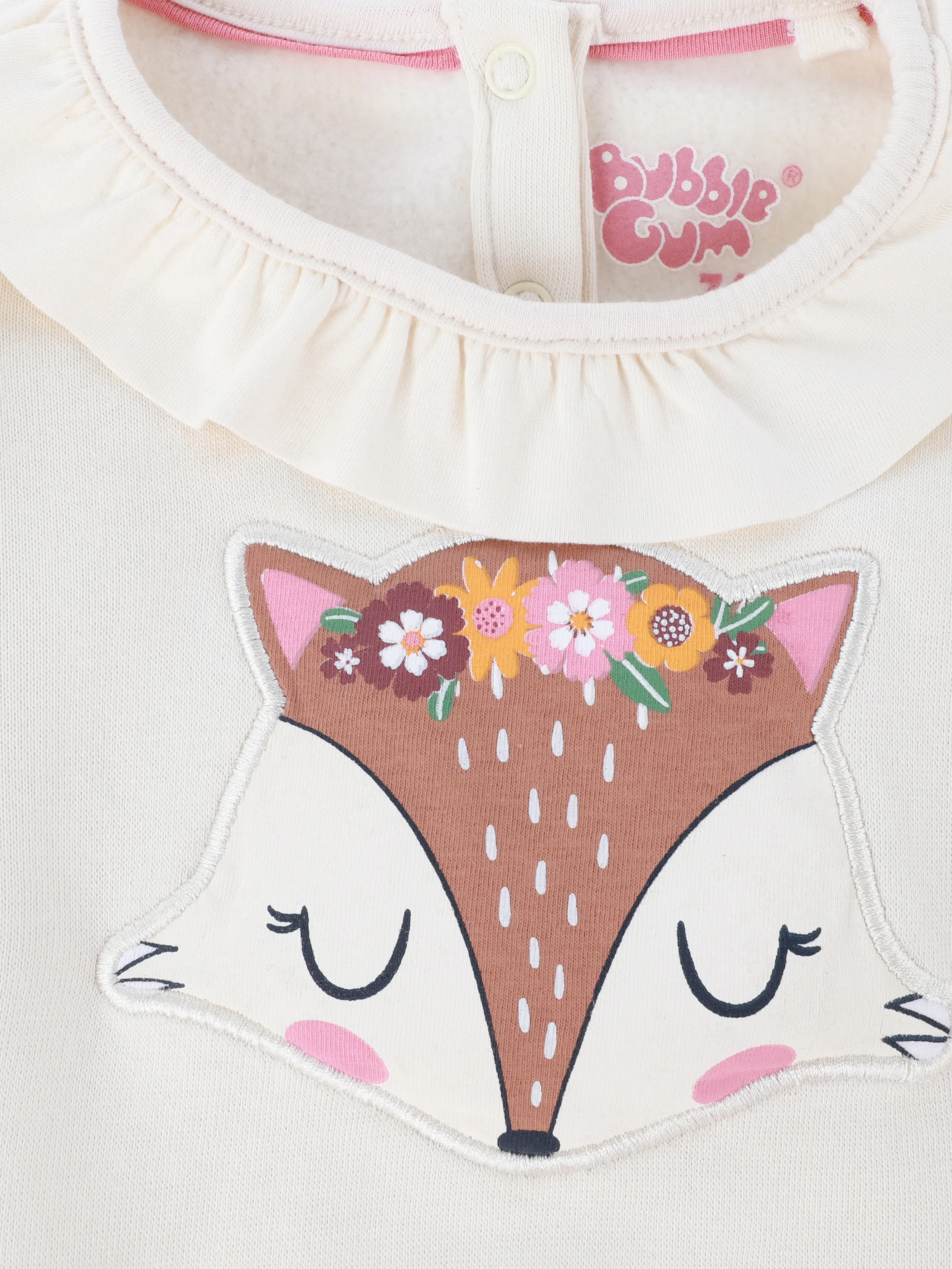 Baby Mädchen Langarmshirt mit Tierprint