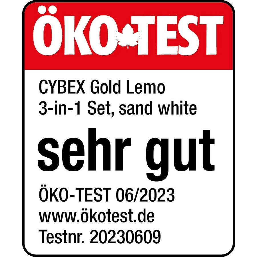cybex GOLD Hochstuhl Lemo 3 in 1 Set Sand White