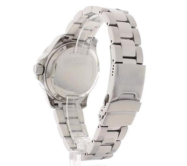 Depth Charge Stainless Steel Silvr Dial Dive Watch