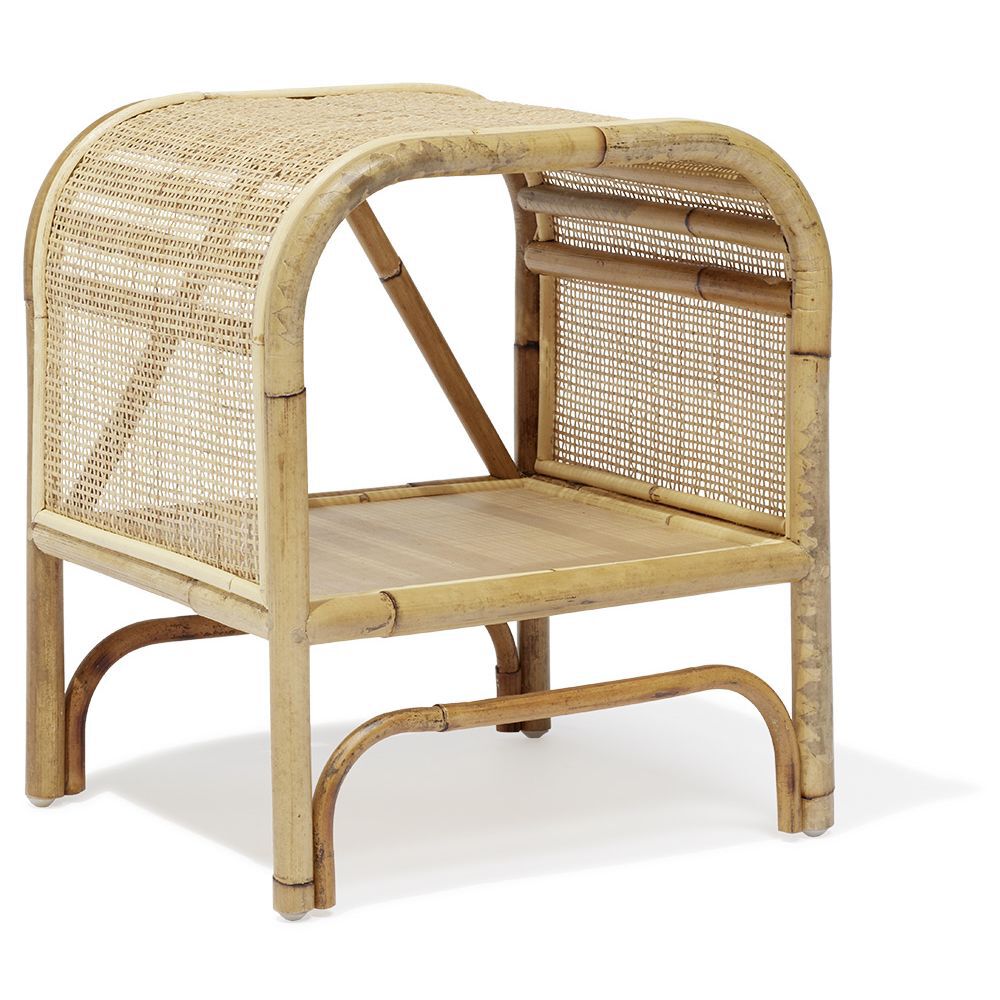 Chevet Malang rotin naturel - L40xP35xH45 cm