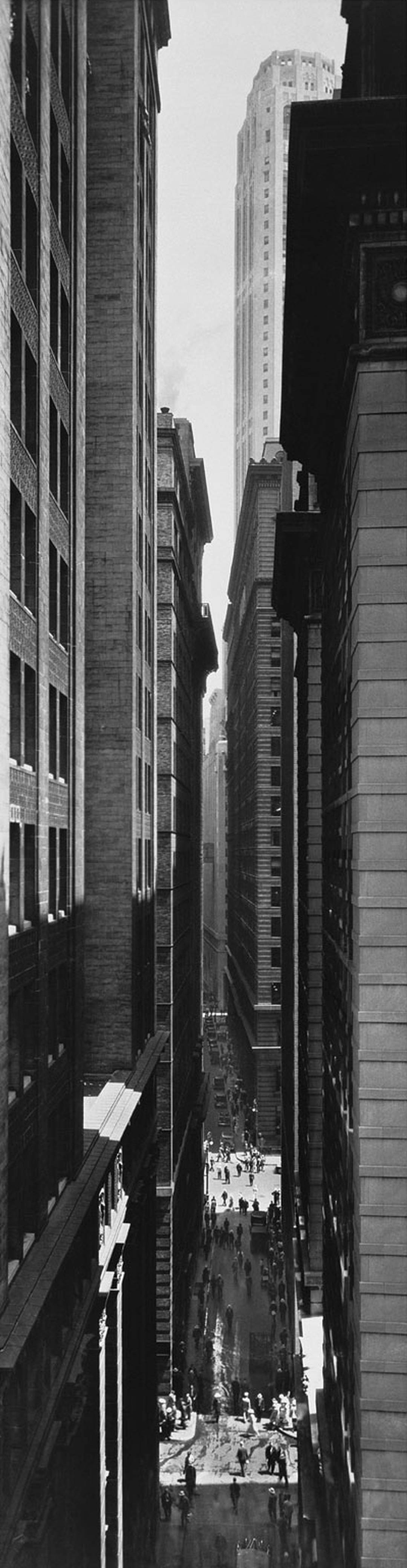 Exchange Place, Manhattan by Berenice Abbott - Limited Edition. Edition of: 150. Archive Stamp.