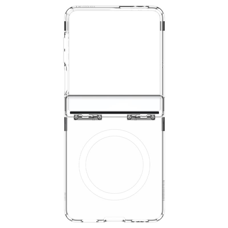 Samsung Galaxy Z Flip7 Ultra Hybrid Hülle TPU Bumper Acryl Rückseite Air Cushion Fallschutz MagSafe-Modul (ACS09559) - Transparent