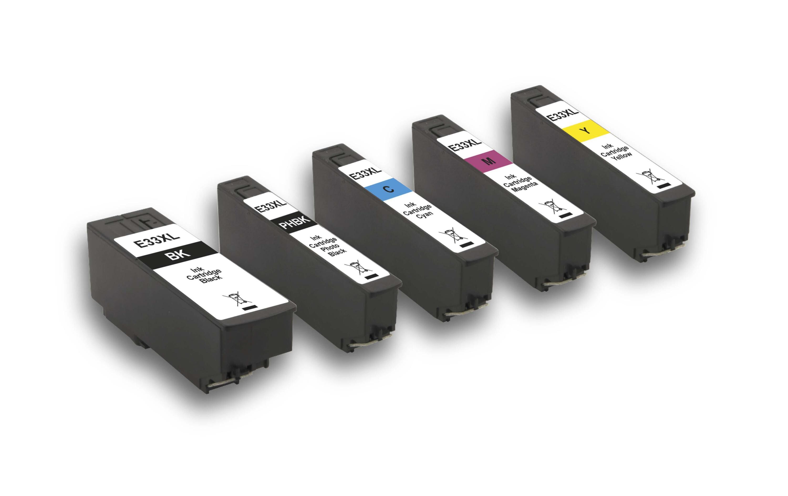 Tintenset Epson T3357 C, M, Y, 2x BKTinte, Black, Cyan, Magenta, Photo Black, Yellow