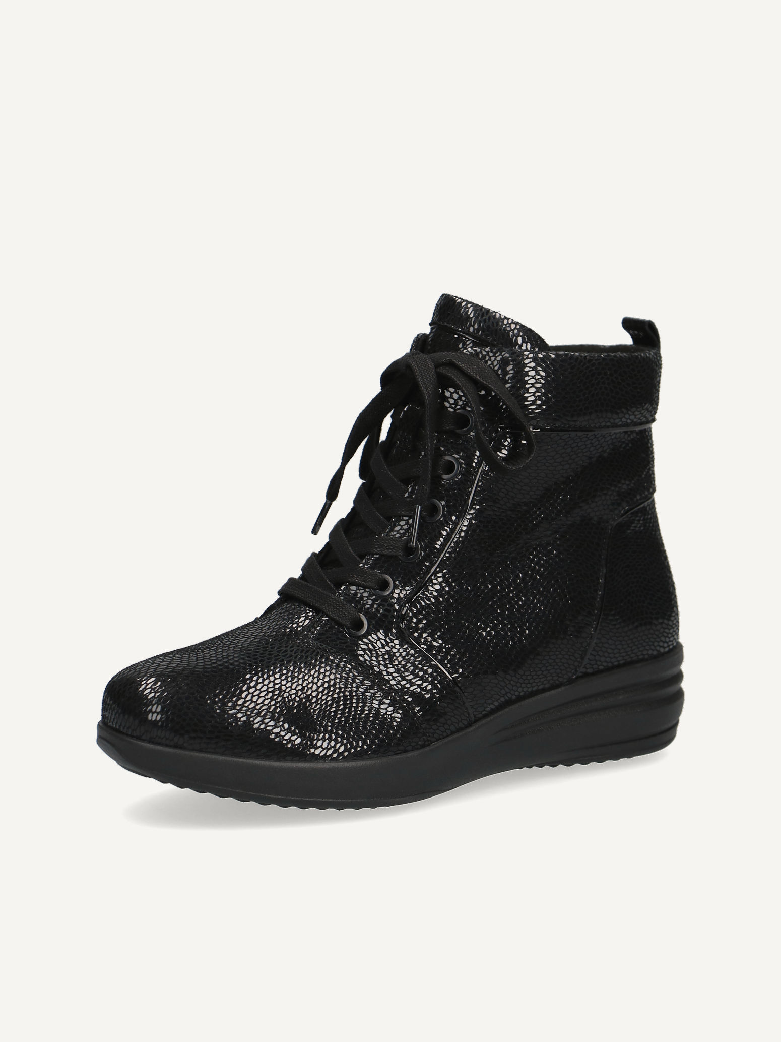 Stiefelette - schwarz