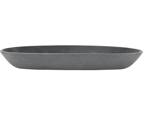 Ecopots Sofia kunststof onderzetter, 25,6 x 11,7 x 3 cm, grijs