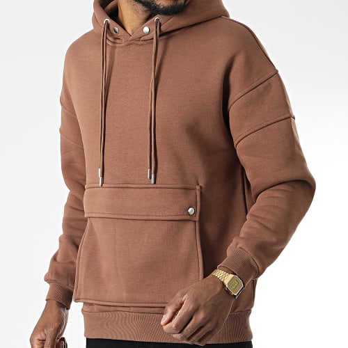 Sweat Capuche OTS 14 Marron
