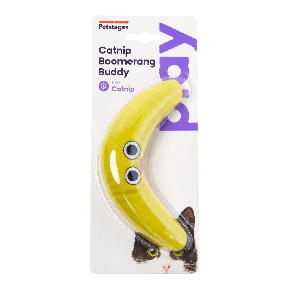 Petstages Green Magic Boomerang Buddy Geel10,2 x 23,5 x 3,2 cm