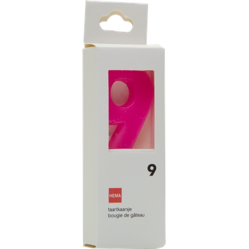 HEMA Taartkaarsjes Cijfer 9