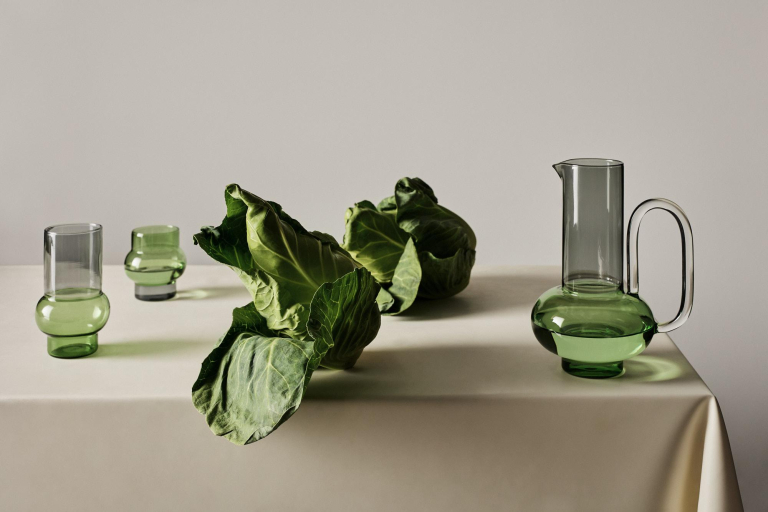 Tom Dixon Bump karaf groen