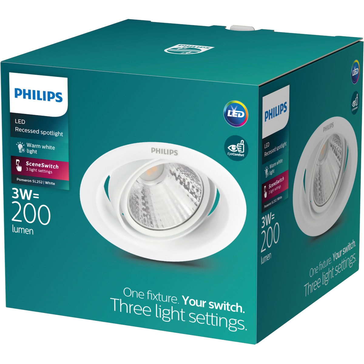 Philips Pomeron Ceiling spotlys 3W
