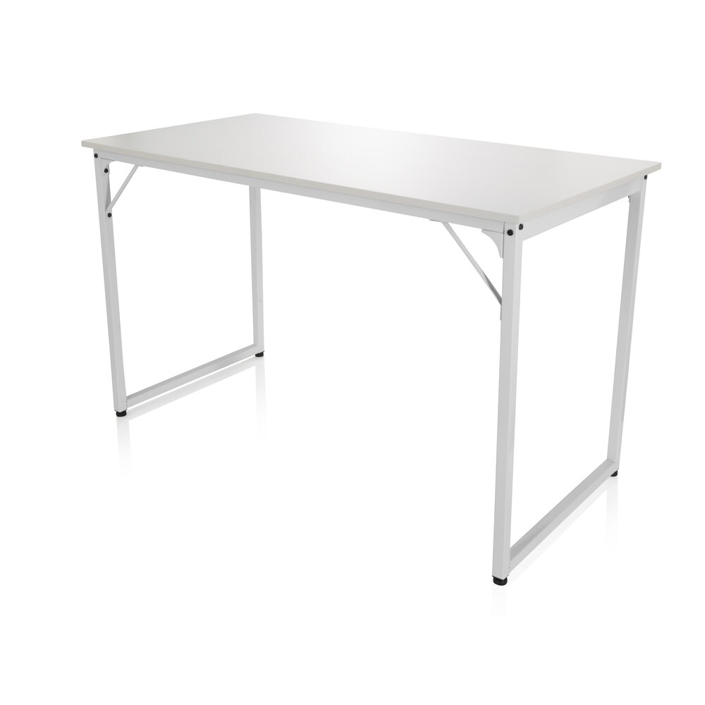 Schreibtisch WORKSPACE II Melaminharzbeschichtete Spanplatte, Gestell pulverbeschichteter Stahl hjh OFFICE