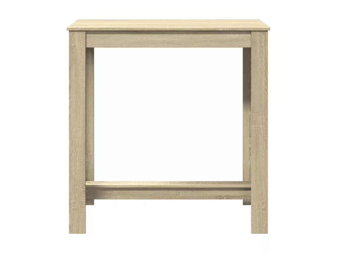 Table de bar chêne sonoma 102x50x103,5 cm bois d'ingénierie