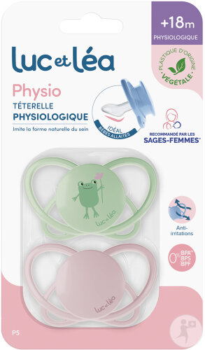 Luc Et Léa Duo Sucettes Physio +18 Moins P5 2 Pièces