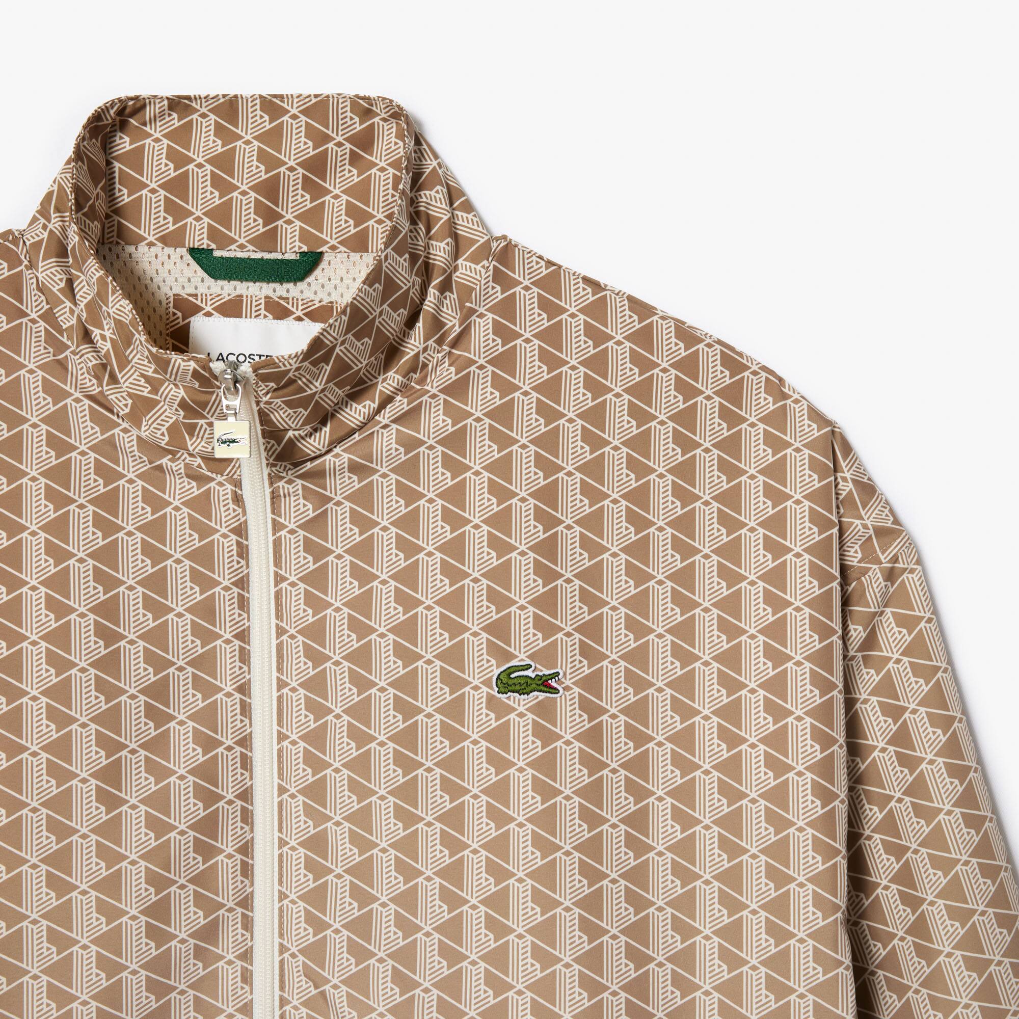 Trainings-Jacke mit Monogramm-Aufdruck mit Ombré-Effekt Jacken & Mäntel - Braun - Lacoste - Herren