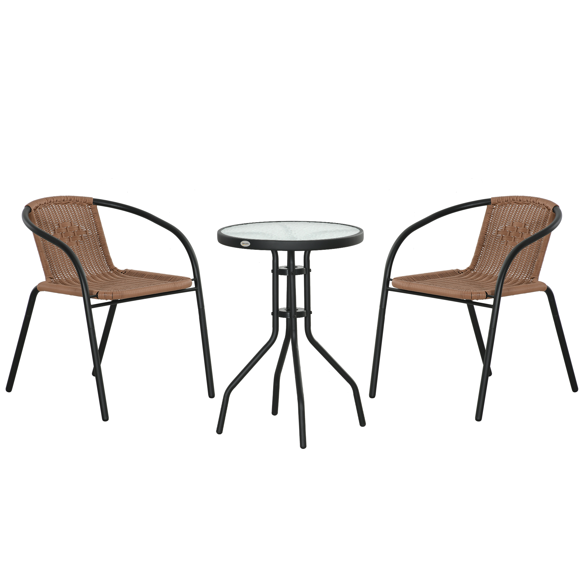Móveis de jardim Outsunny Brown