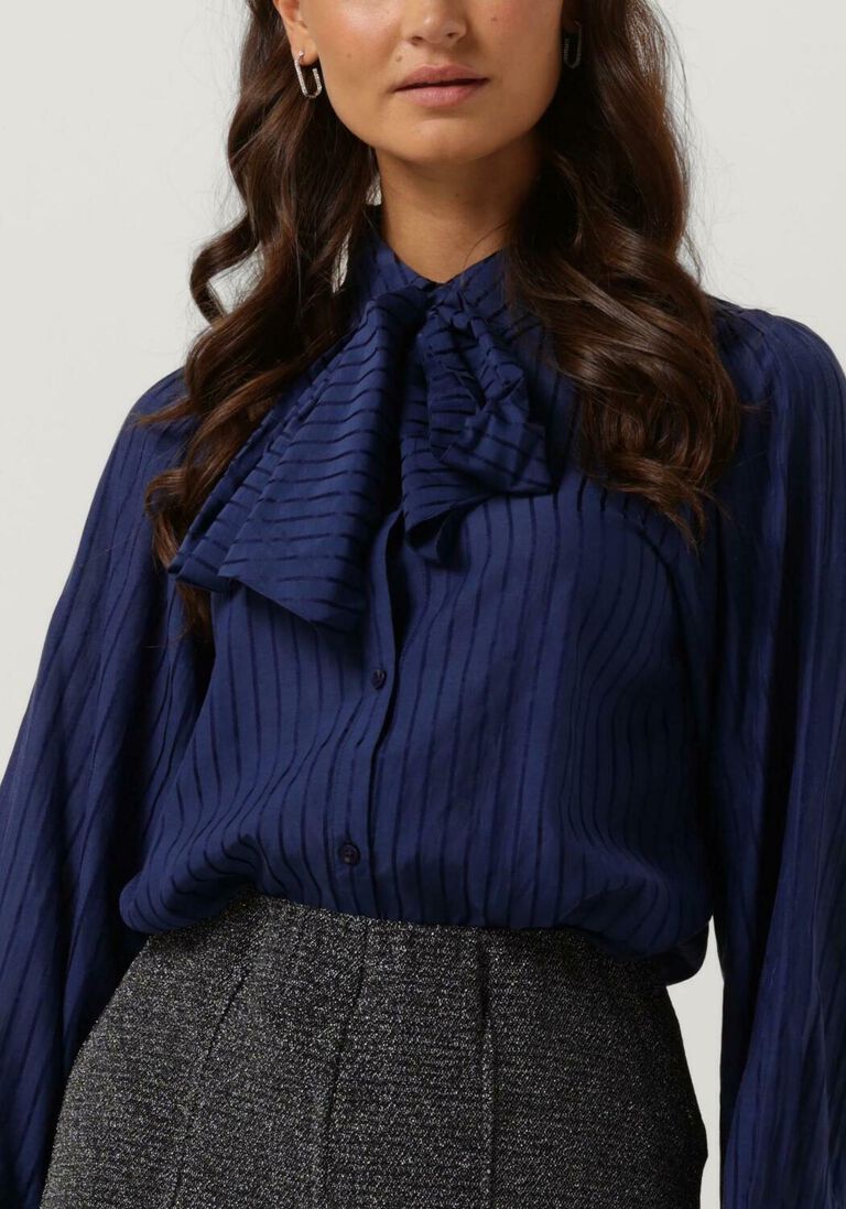 LOLLYS LAUNDRY donkerblauwe lollys laundry blouse ellie4 shirt