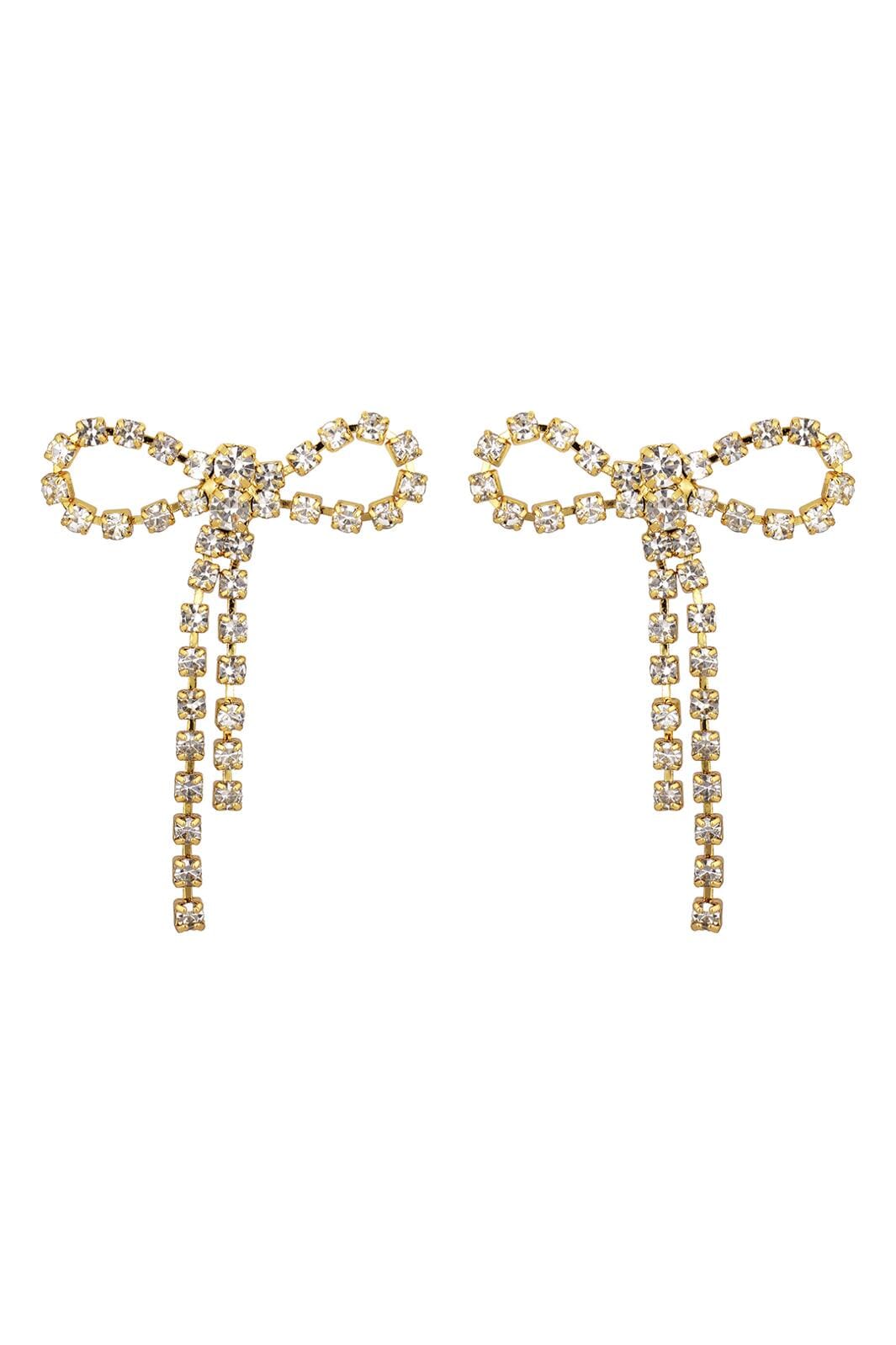 Plissé Copenhagen Alice Bow Earring gold