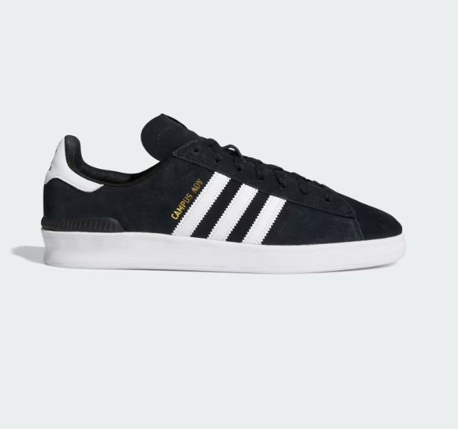 Adidas Skateboarding Campus ADV Black White White 4.5 US