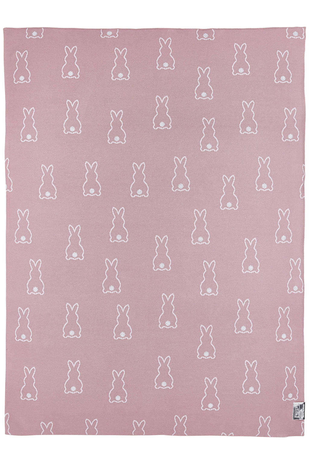 X Mrs. Keizer baby wiegdeken Rabbit 75x100 cm lilac