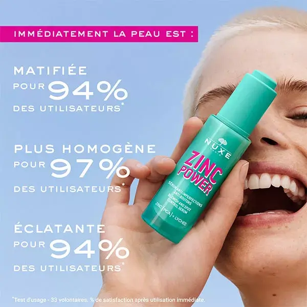 Sérum Anti-Imperfeições e Anti-Acne Nuxe Zinc Power 30ml