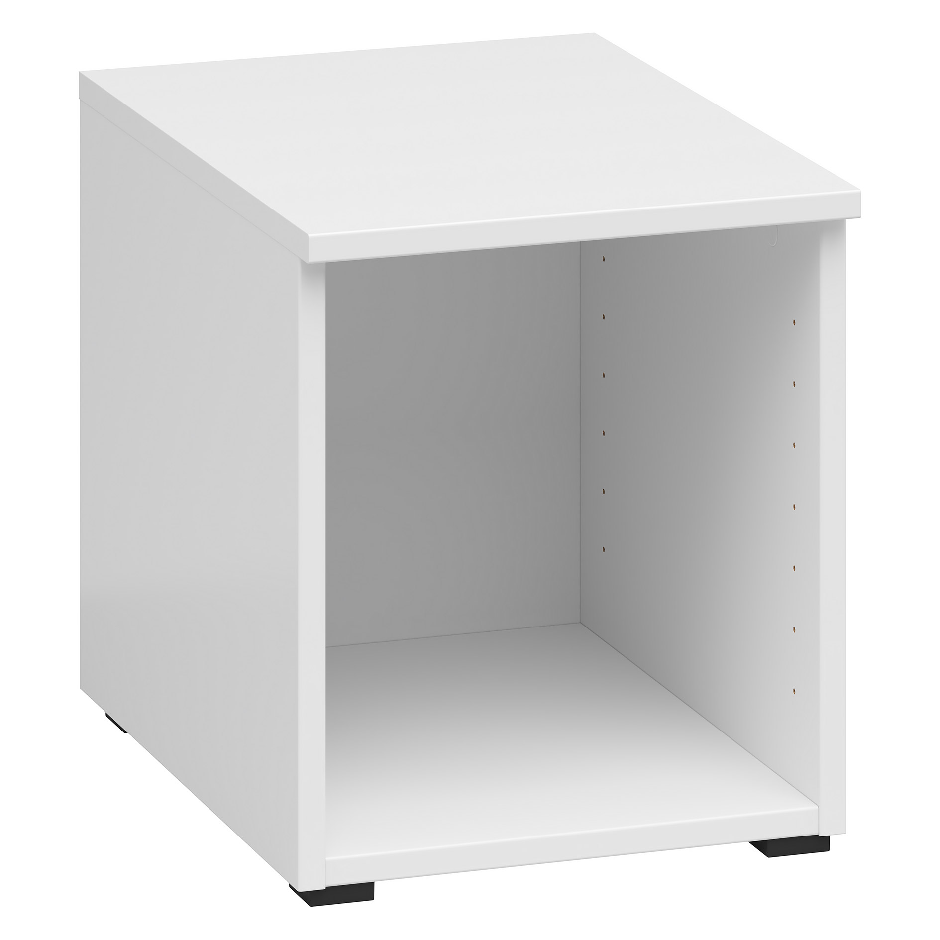 Aufsatzelement - auch hängend verwendbar - weiß - Breite 30 cm