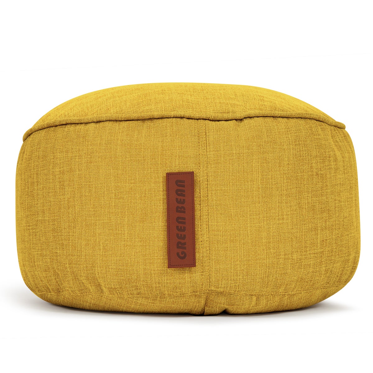 Groene Bonen Zitzak Kruk 45x25cm met EPS-korrelvulling - Voetenbank Voetkussen Zitpoef voor Zitzakken - Vloerkussen voor Kinderen en Volwassenen - Voetsteun Zitkussen Zitkruk Geel