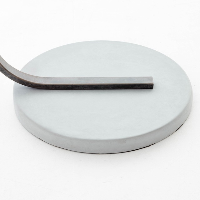 Brilliant Bogenlampe »Brok« E27 1 Stk. 196 cm Höhe, 121 cm Ausl., E27, schwenkbar, Beton/Metall/Textil, taupe