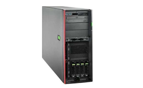 Fujitsu PRIMERGY TX2550 M5 - Server - tower 4U - 2-vejs - 1 x Xeon Silver 4214 / op til 3.2 GHz - RAM 16 GB - SATA - hot-swap 2.5