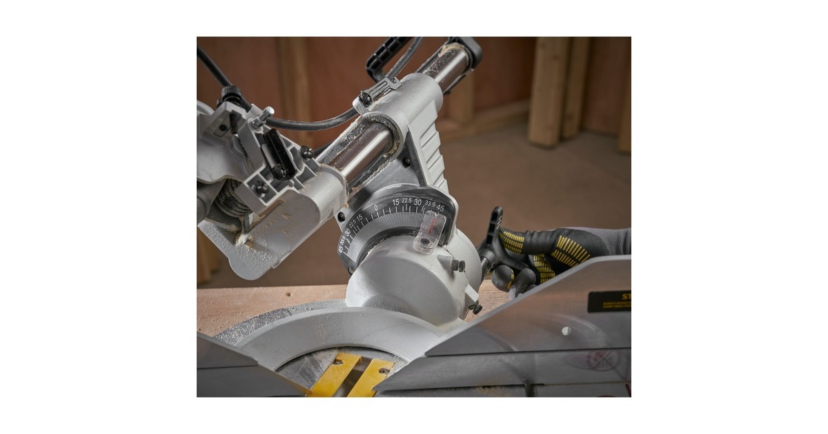 StanleySM1800-QS Afkort- en verstekzaag  (Geel/zwart, 254 mm, 1800W)