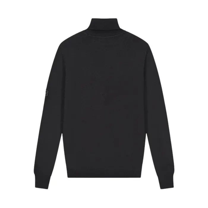 Malelions Knitted Turtleneck Sweater Heren