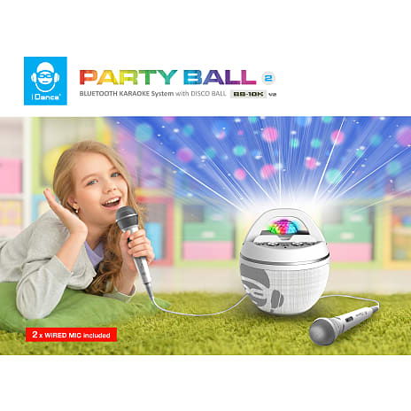IDANCE BB10K2 bluetooth karaoke højttaler - grå