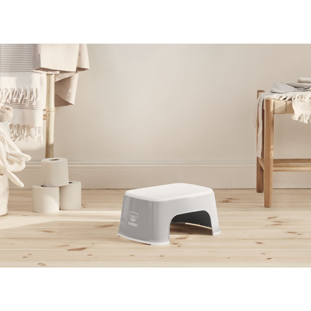 Køb BabyBjörn Grey/White Børnetaburet