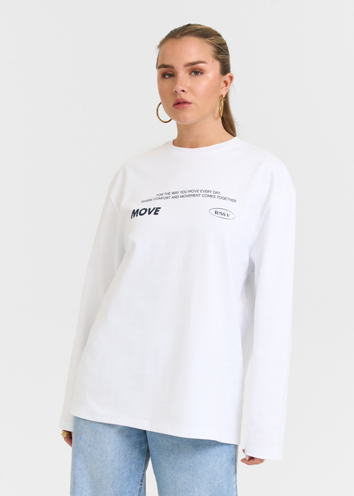 Move longsleeve t-shirt wit