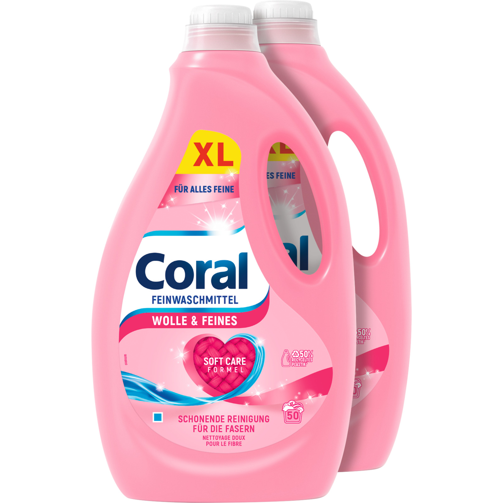 Coral Fl Wool & Silk 2x50WG, 2x2.5l