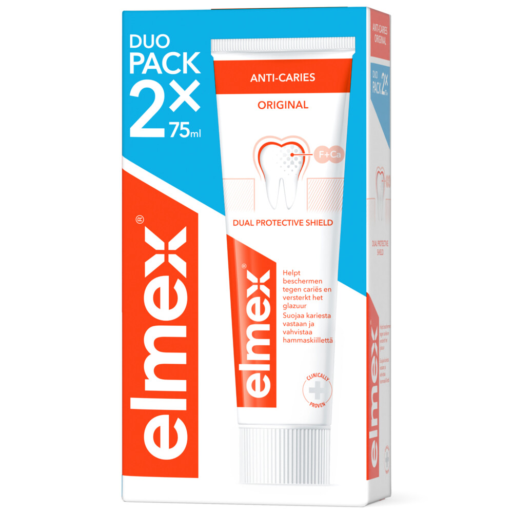 Elmex Tandpasta Anti-Cariës Duopack2x 75 ml