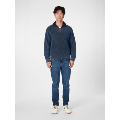 Herren-Stricktroyer, Navy