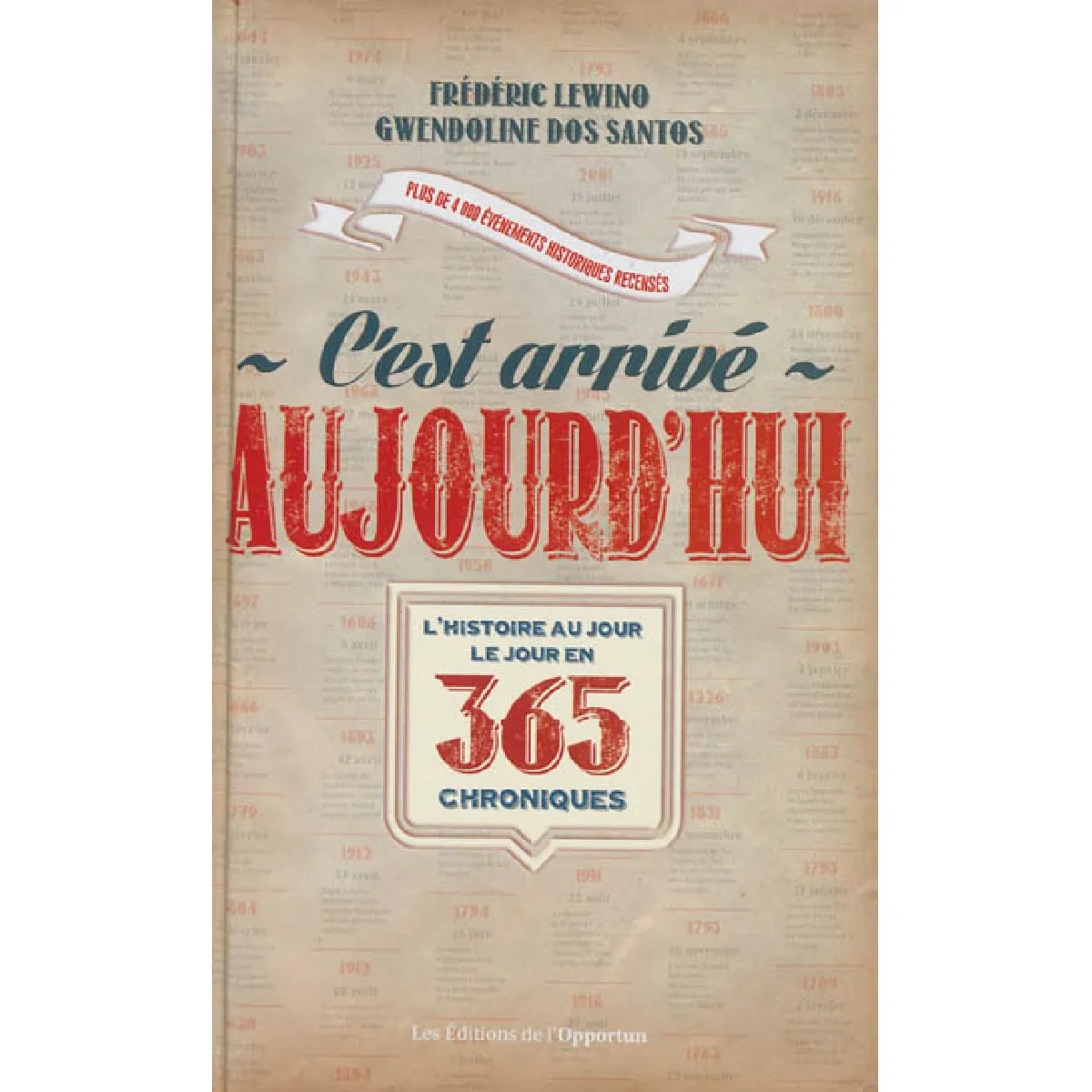 C'est arrivé aujourd'hui : l'histoire au jour le jour en 365 chroniques : plus de 4.000 événements historiques recensés · Occasion