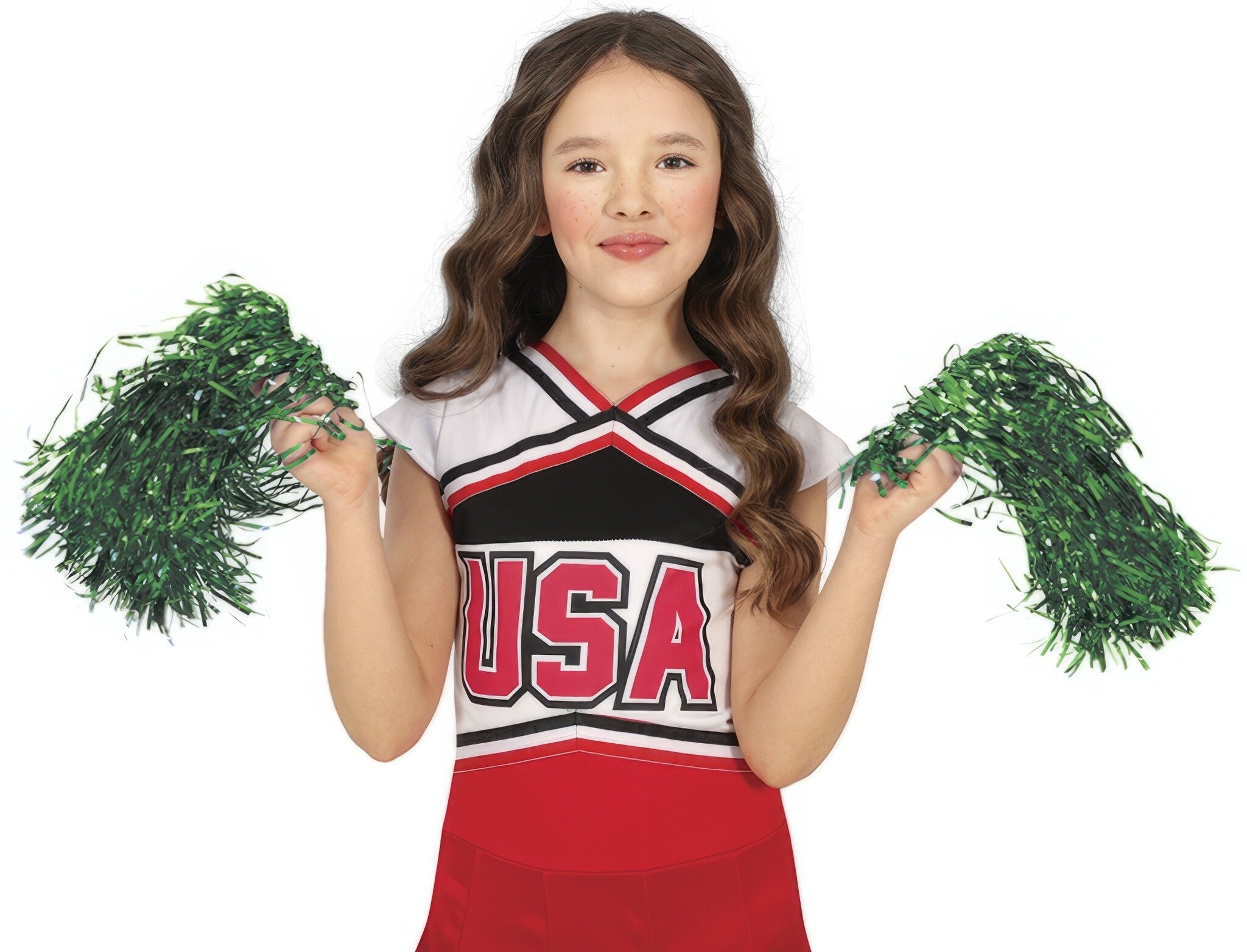 Groene Pompoms 2st