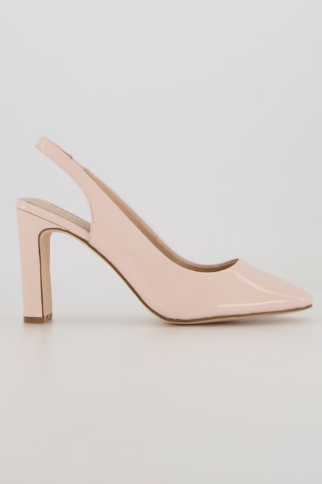 Caprice Leder-Pumps, elastischer Riemen, Komfortweite