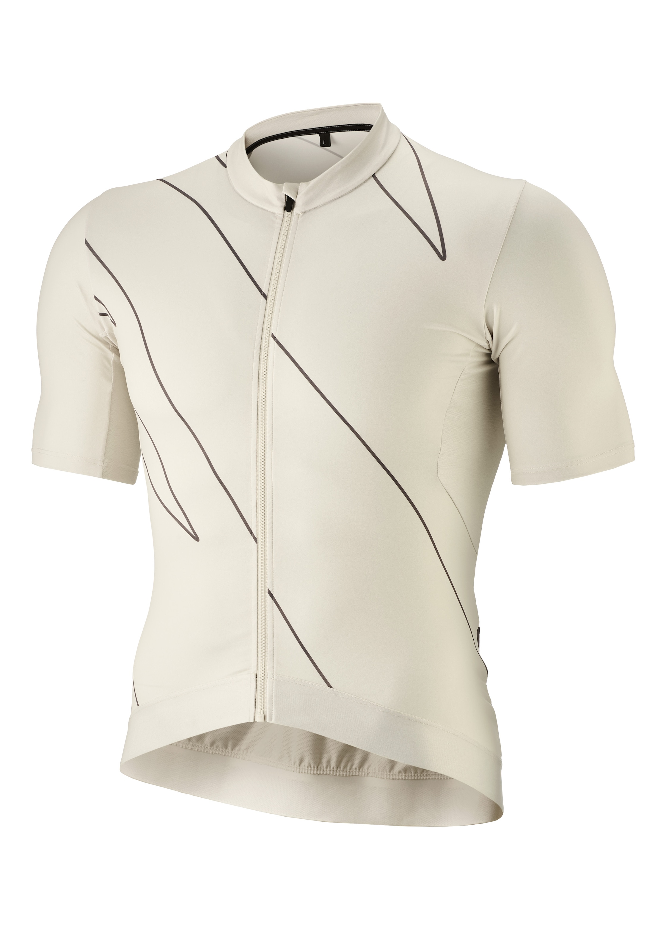 Gonso Radtrikot »Road Jersey Print M«, Herren Fahrradtrikot kurzarm, Full-Zip Trikot, Rückentasche, Slim Fit