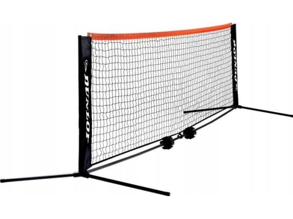 Tennis and badminton portable net DUNLOP 6m, incl. a carrying bag