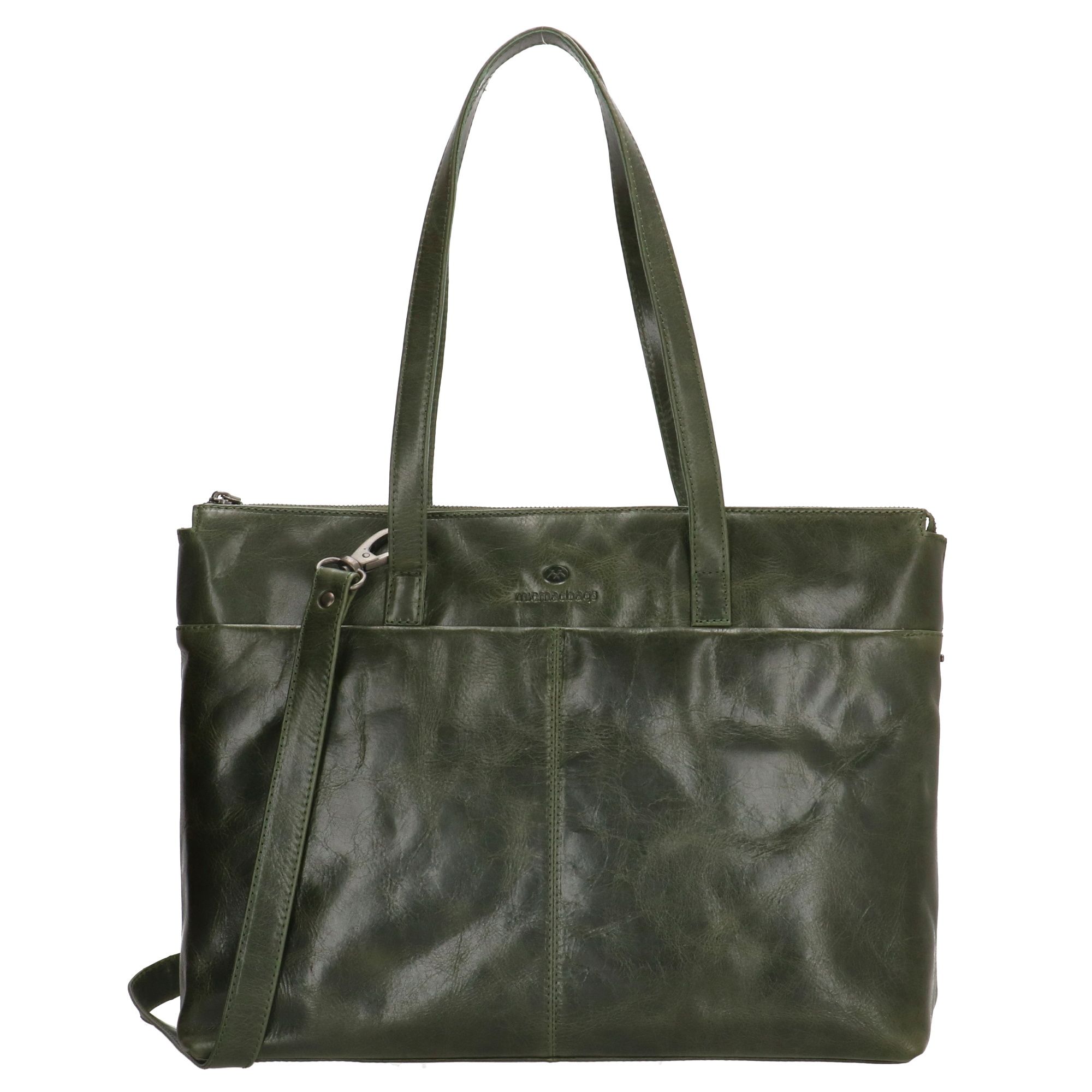 Micmacbags Porto Laptoptas 15,6 inch Donkergroen